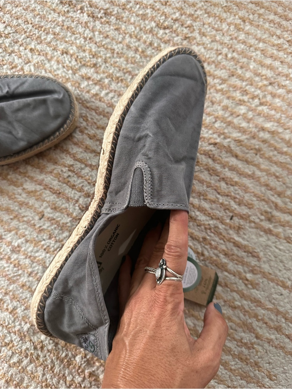 Casual Slip-On Espadrilles in Gray for Men
